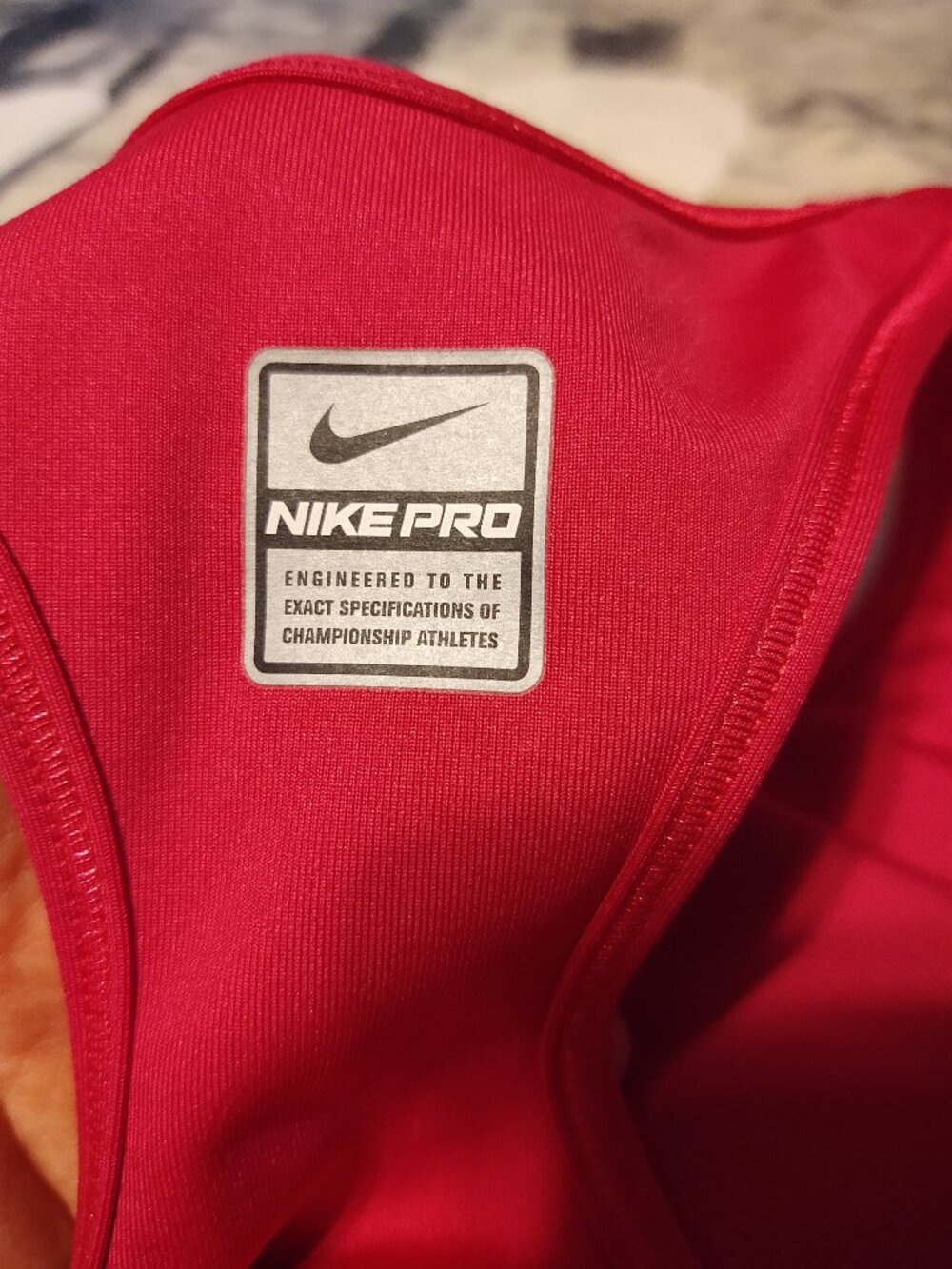 Nike Pro Compression Pink Racerback Top Lg - Picture 10 of 13